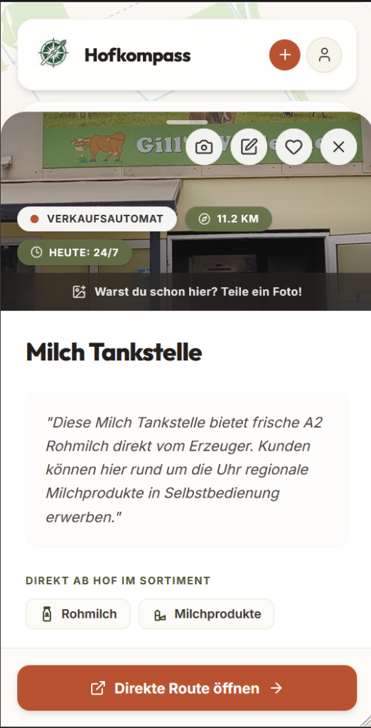 Hofkompass Erzeugerprofil